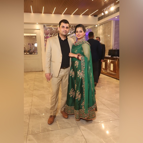 Dresses & Skirts - Green anarkali suit